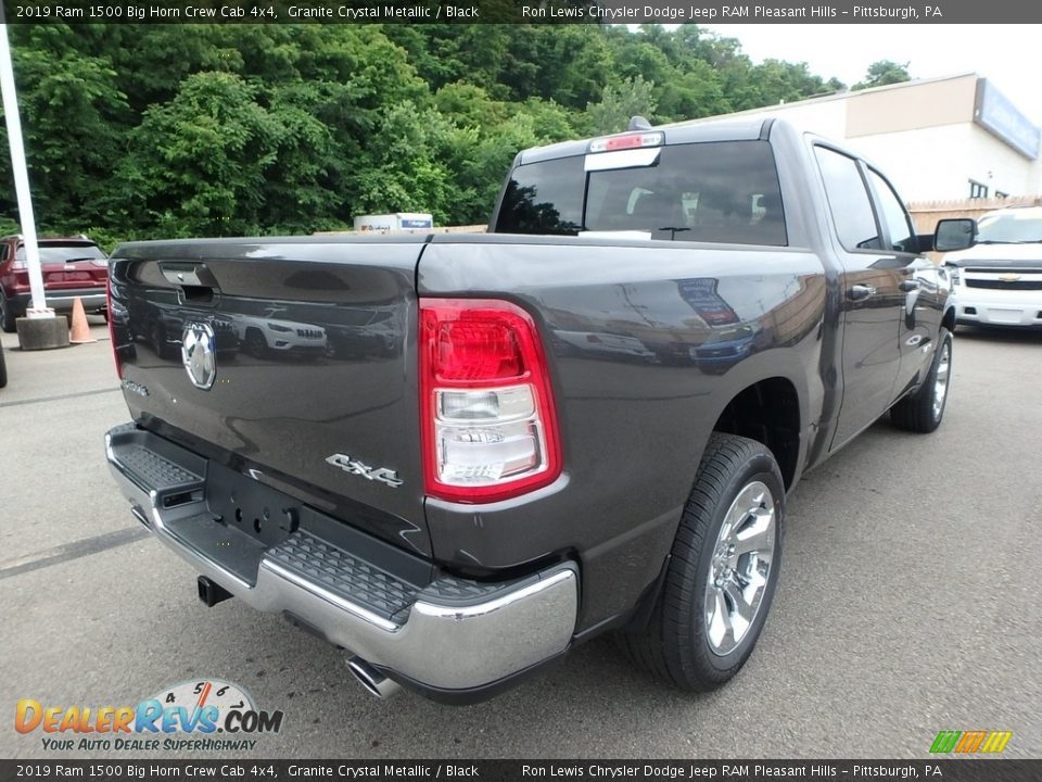 2019 Ram 1500 Big Horn Crew Cab 4x4 Granite Crystal Metallic / Black Photo #5