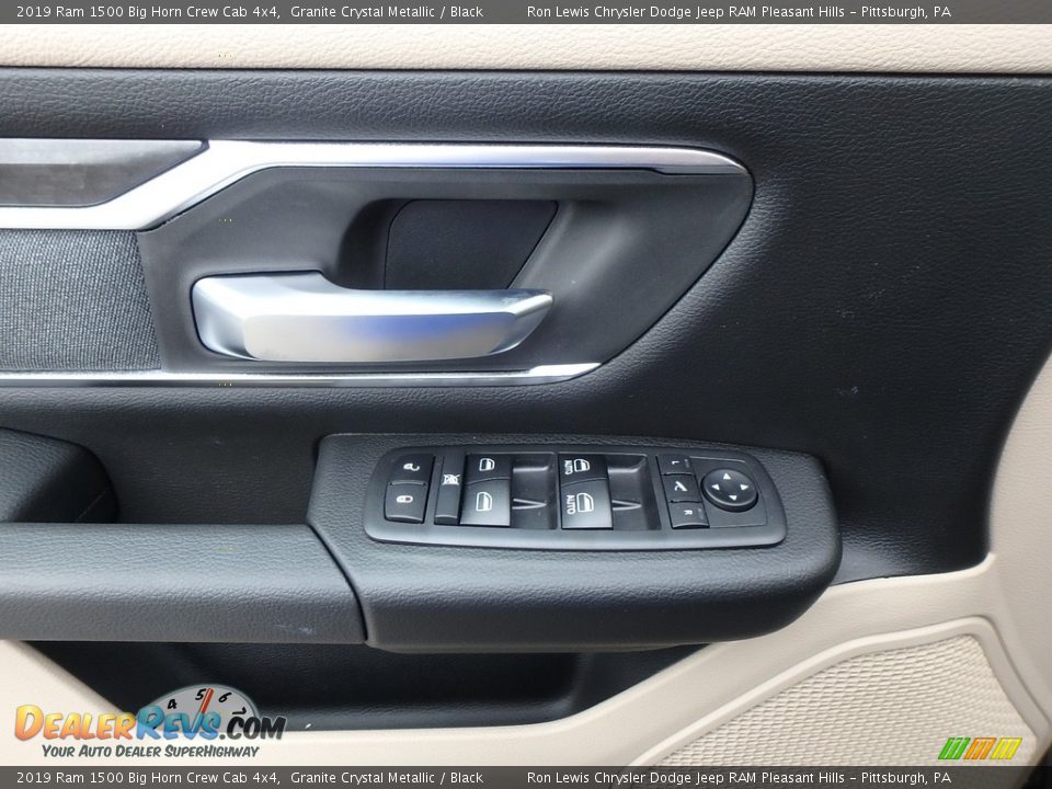 2019 Ram 1500 Big Horn Crew Cab 4x4 Granite Crystal Metallic / Black Photo #13
