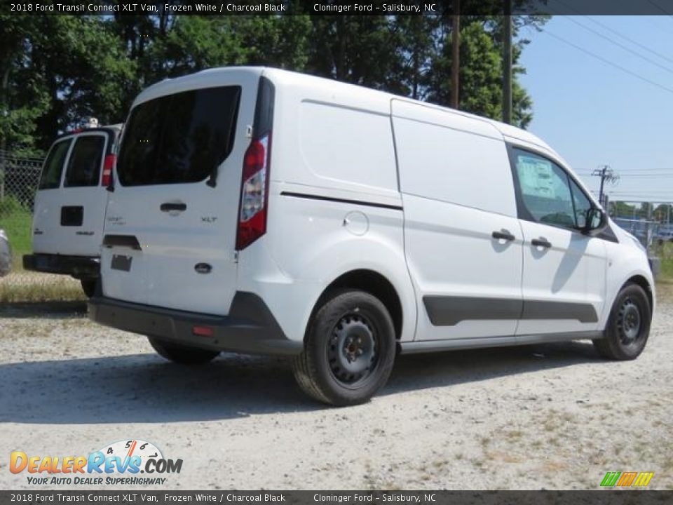 2018 Ford Transit Connect XLT Van Frozen White / Charcoal Black Photo #20