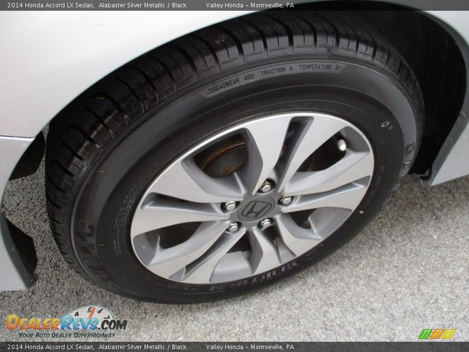 2014 Honda Accord LX Sedan Alabaster Silver Metallic / Black Photo #6