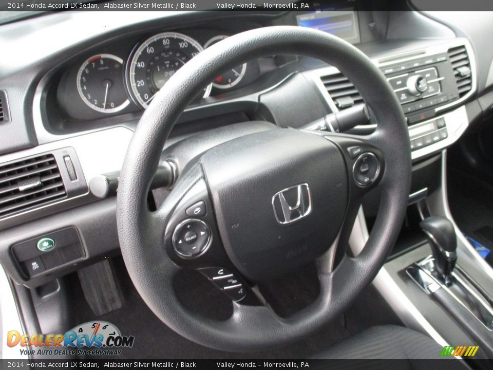 2014 Honda Accord LX Sedan Alabaster Silver Metallic / Black Photo #13
