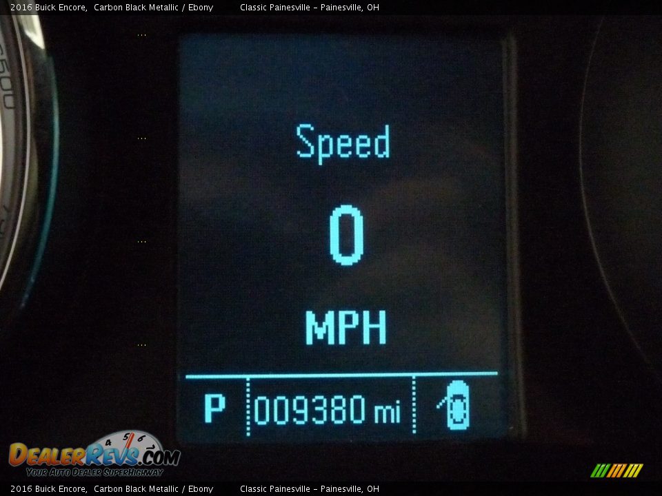 2016 Buick Encore Carbon Black Metallic / Ebony Photo #14