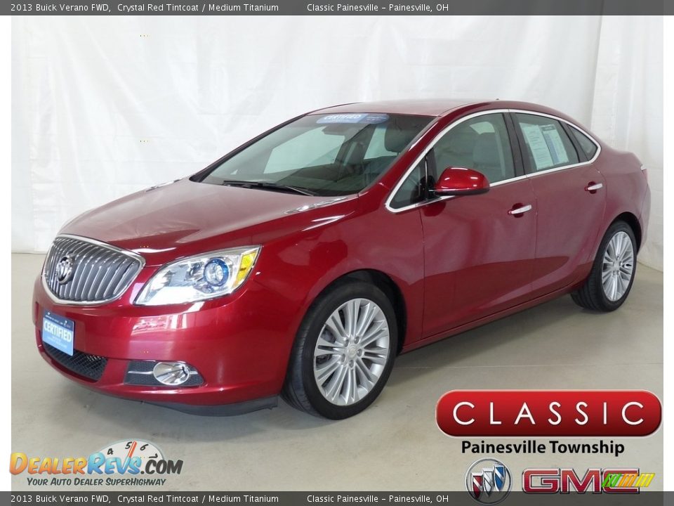 2013 Buick Verano FWD Crystal Red Tintcoat / Medium Titanium Photo #1