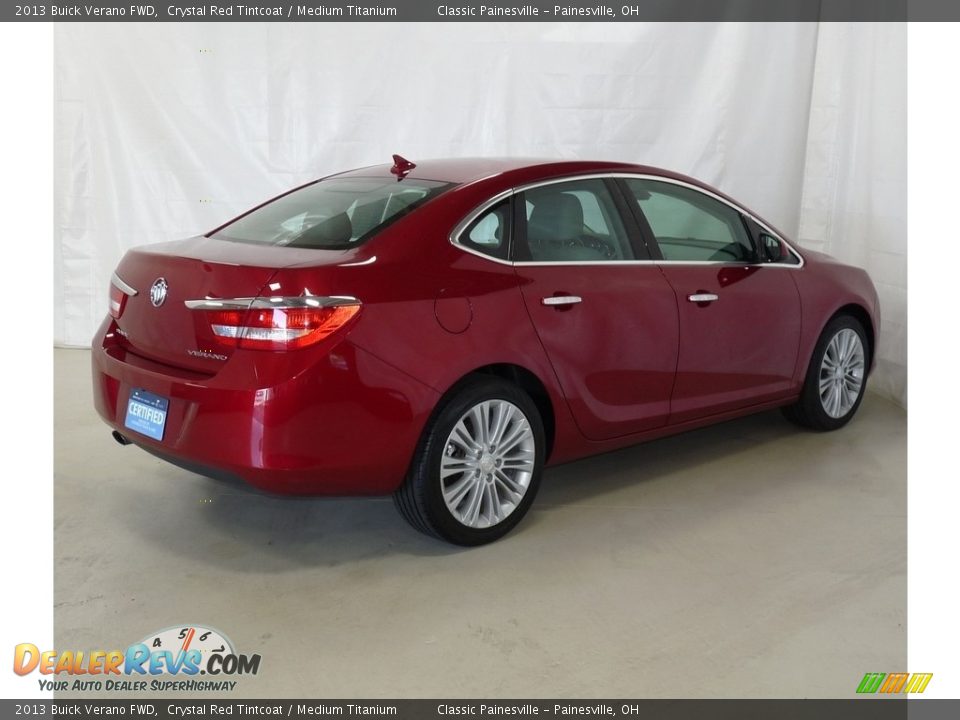 2013 Buick Verano FWD Crystal Red Tintcoat / Medium Titanium Photo #2