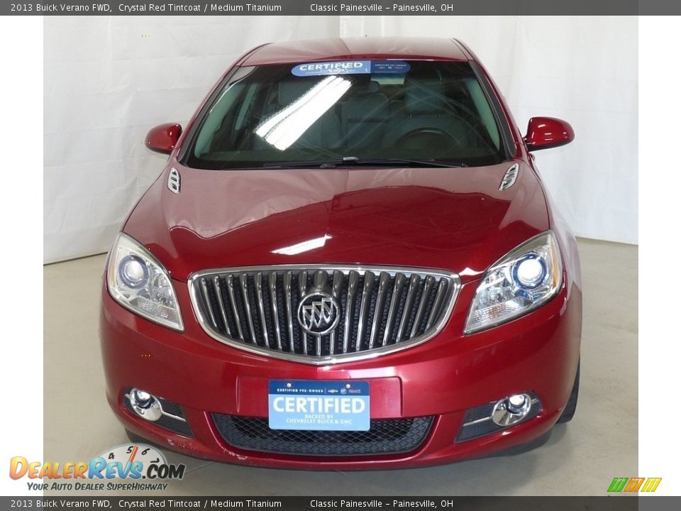 2013 Buick Verano FWD Crystal Red Tintcoat / Medium Titanium Photo #4