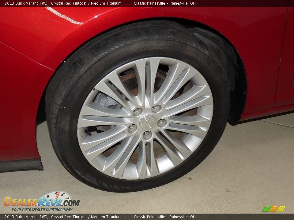 2013 Buick Verano FWD Crystal Red Tintcoat / Medium Titanium Photo #5