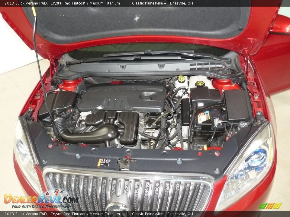 2013 Buick Verano FWD Crystal Red Tintcoat / Medium Titanium Photo #6