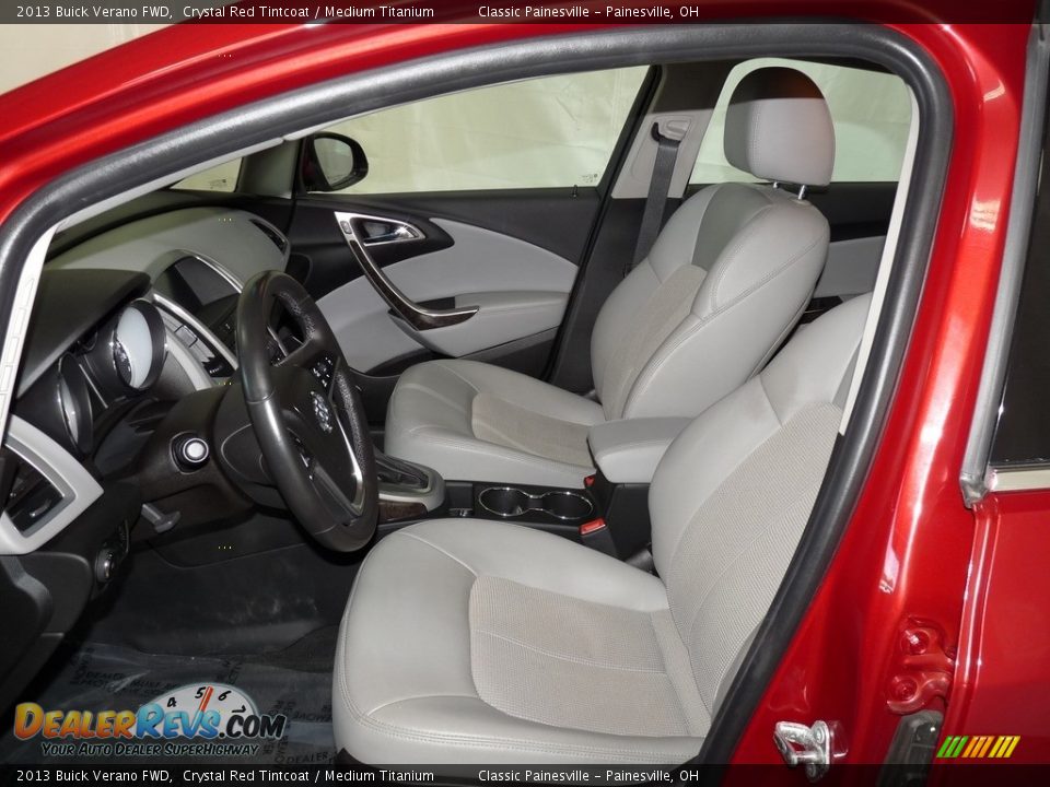 2013 Buick Verano FWD Crystal Red Tintcoat / Medium Titanium Photo #7