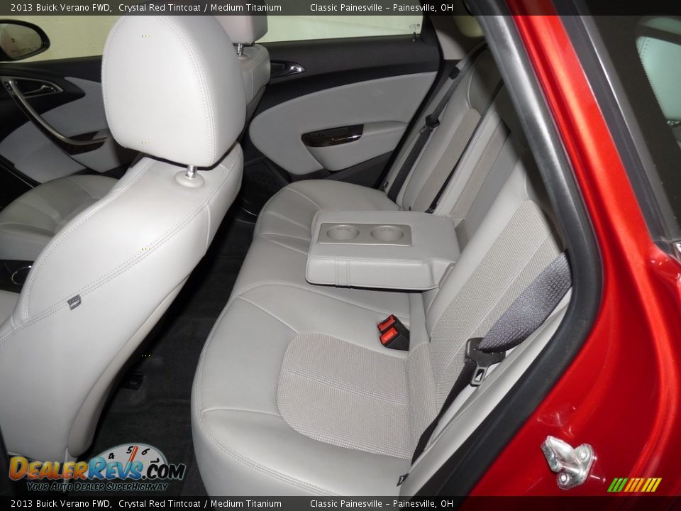 2013 Buick Verano FWD Crystal Red Tintcoat / Medium Titanium Photo #8