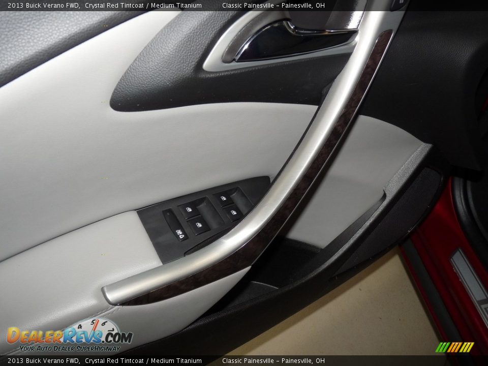 2013 Buick Verano FWD Crystal Red Tintcoat / Medium Titanium Photo #10
