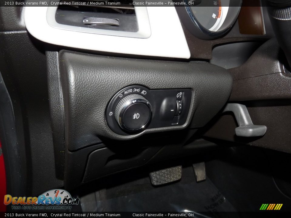 2013 Buick Verano FWD Crystal Red Tintcoat / Medium Titanium Photo #11