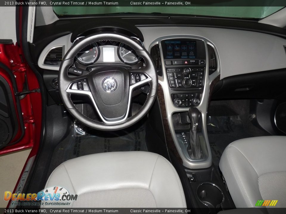 2013 Buick Verano FWD Crystal Red Tintcoat / Medium Titanium Photo #12