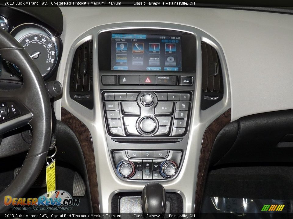 2013 Buick Verano FWD Crystal Red Tintcoat / Medium Titanium Photo #13