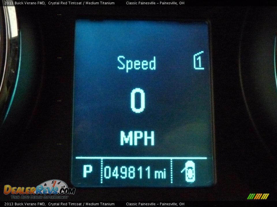 2013 Buick Verano FWD Crystal Red Tintcoat / Medium Titanium Photo #15