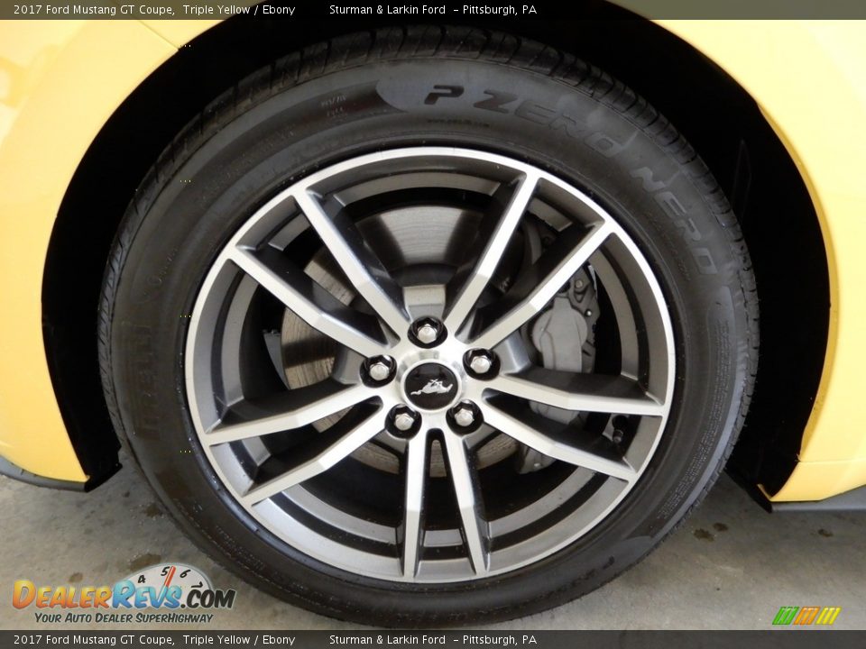 2017 Ford Mustang GT Coupe Triple Yellow / Ebony Photo #5