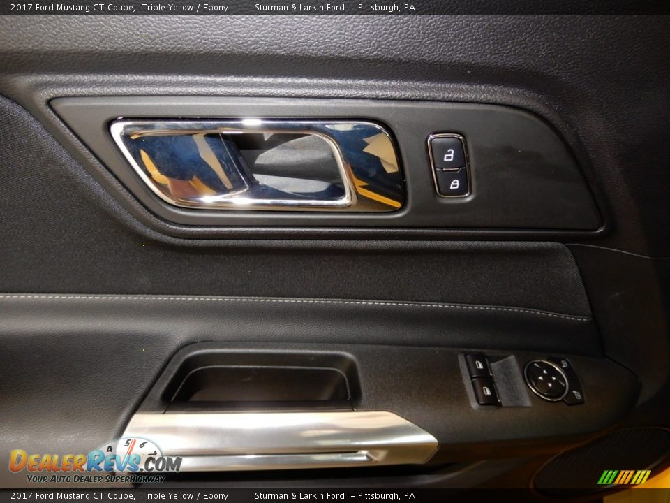 2017 Ford Mustang GT Coupe Triple Yellow / Ebony Photo #9