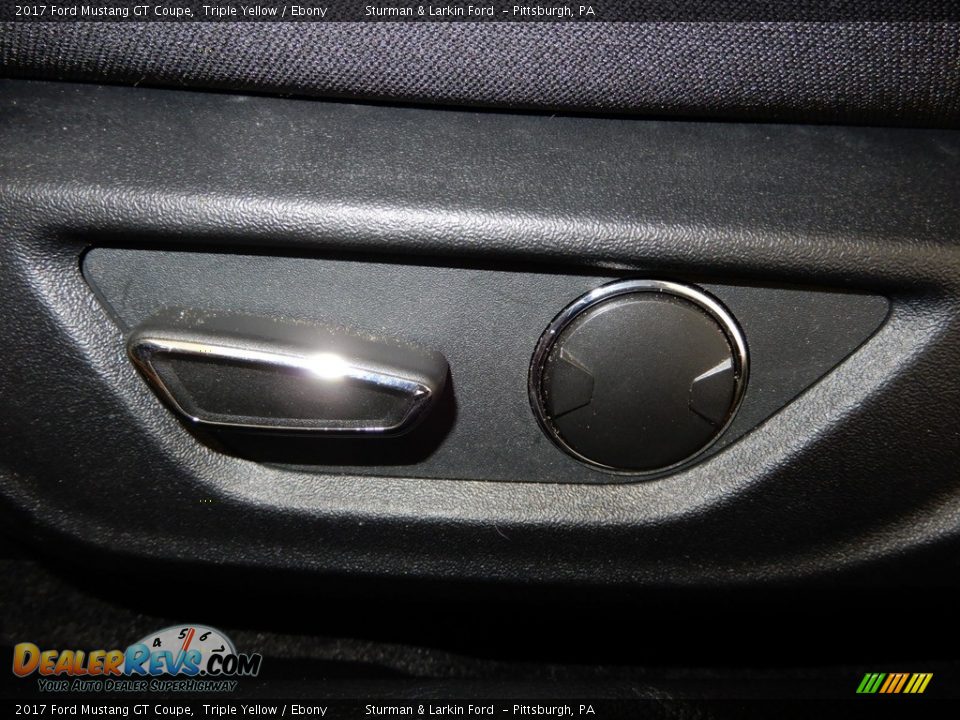 2017 Ford Mustang GT Coupe Triple Yellow / Ebony Photo #12