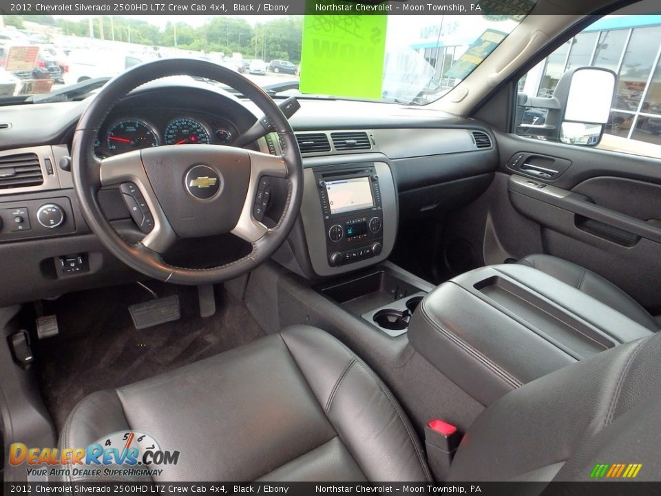 2012 Chevrolet Silverado 2500HD LTZ Crew Cab 4x4 Black / Ebony Photo #21