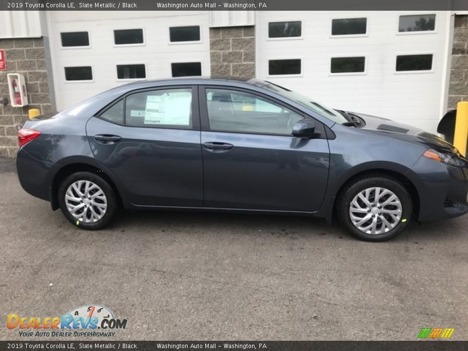 2019 Toyota Corolla LE Slate Metallic / Black Photo #2