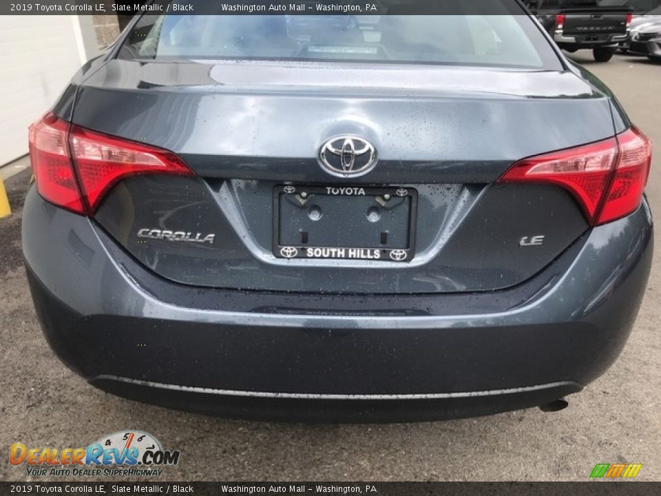 2019 Toyota Corolla LE Slate Metallic / Black Photo #3