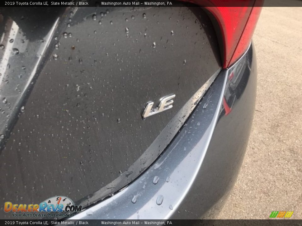 2019 Toyota Corolla LE Slate Metallic / Black Photo #4
