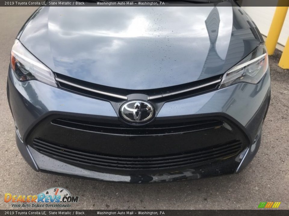 2019 Toyota Corolla LE Slate Metallic / Black Photo #6