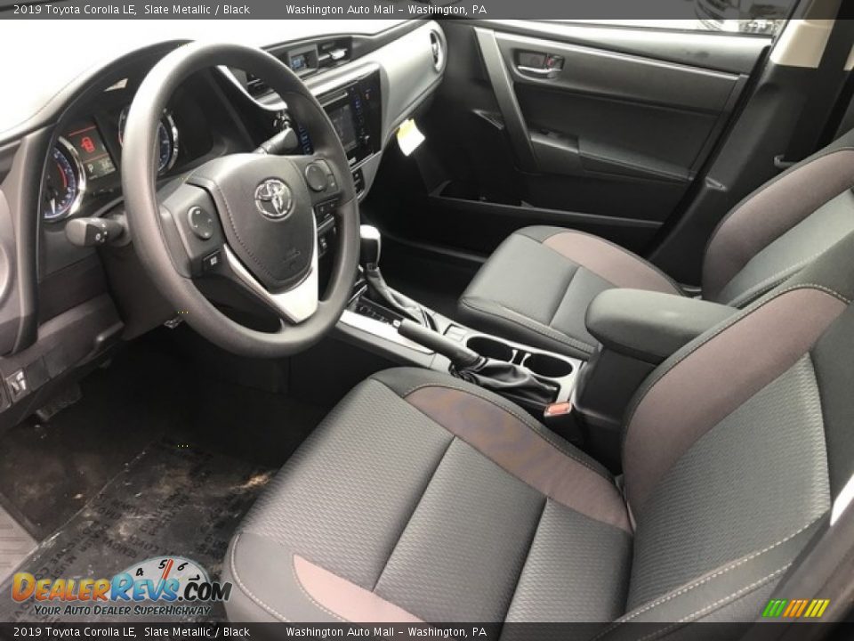 2019 Toyota Corolla LE Slate Metallic / Black Photo #8