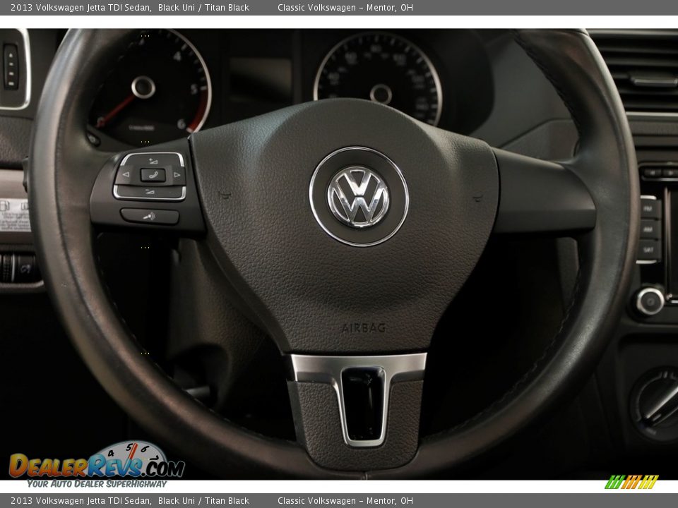 2013 Volkswagen Jetta TDI Sedan Black Uni / Titan Black Photo #6