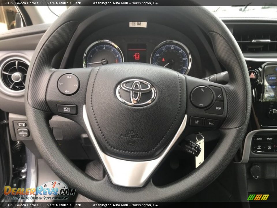 2019 Toyota Corolla LE Slate Metallic / Black Photo #10