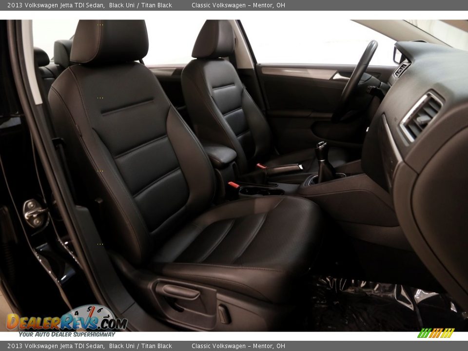 2013 Volkswagen Jetta TDI Sedan Black Uni / Titan Black Photo #13