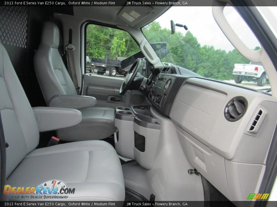 2013 Ford E Series Van E250 Cargo Oxford White / Medium Flint Photo #21