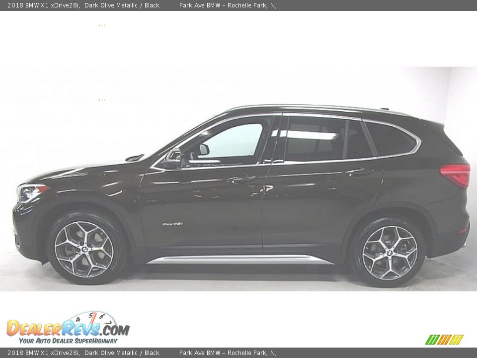 2018 BMW X1 xDrive28i Dark Olive Metallic / Black Photo #2