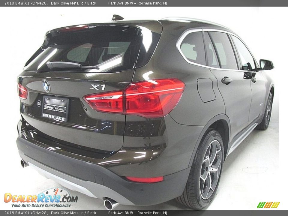 2018 BMW X1 xDrive28i Dark Olive Metallic / Black Photo #5