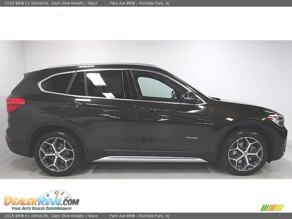 2018 BMW X1 xDrive28i Dark Olive Metallic / Black Photo #6