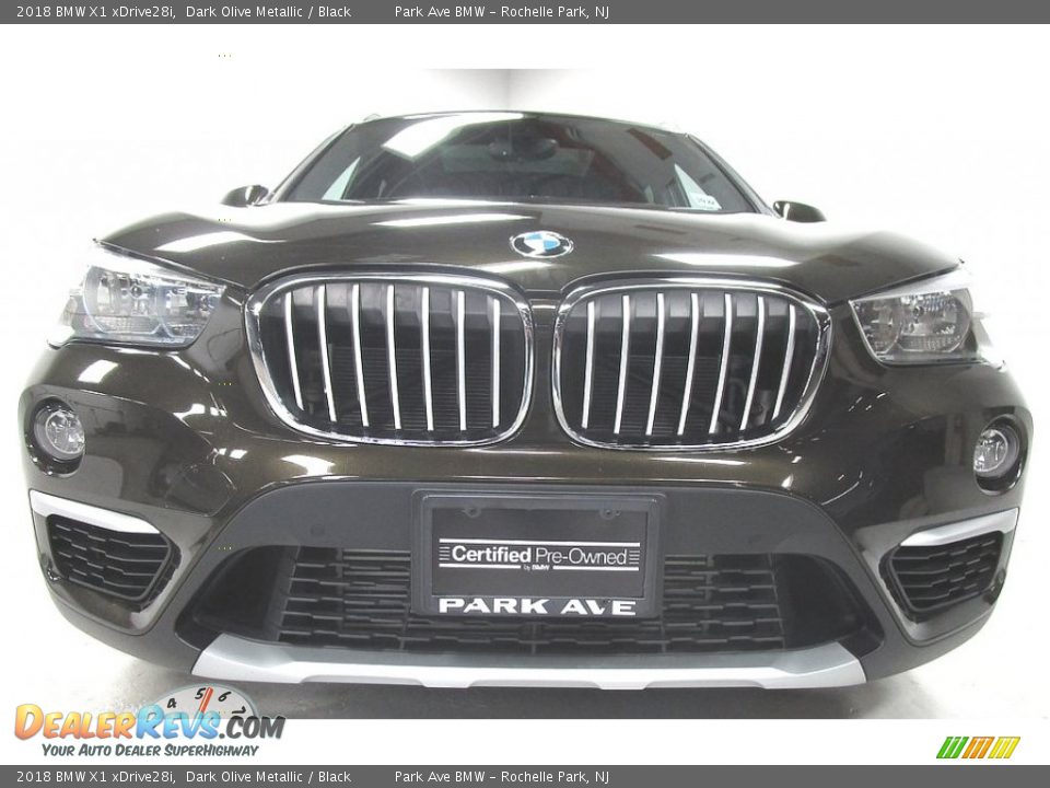 2018 BMW X1 xDrive28i Dark Olive Metallic / Black Photo #9