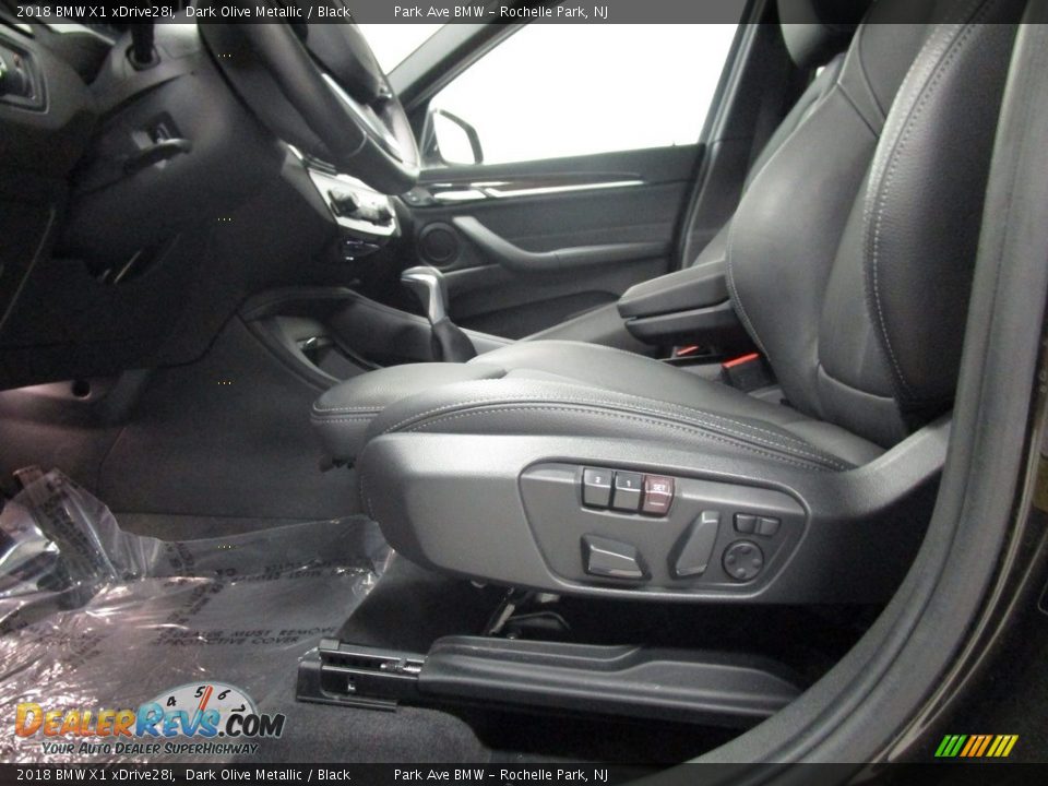 2018 BMW X1 xDrive28i Dark Olive Metallic / Black Photo #12