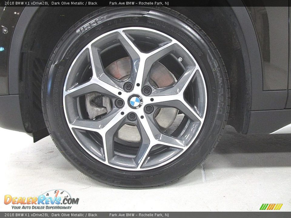 2018 BMW X1 xDrive28i Dark Olive Metallic / Black Photo #31