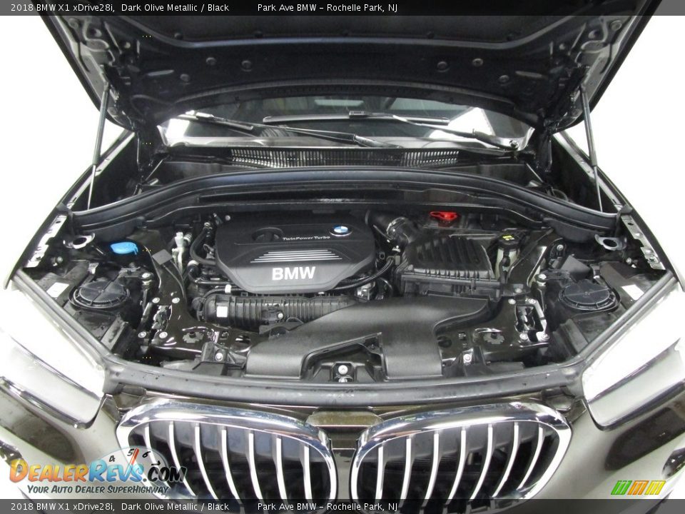 2018 BMW X1 xDrive28i Dark Olive Metallic / Black Photo #32