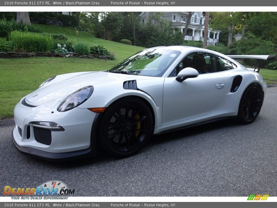2016 Porsche 911 GT3 RS White / Black/Platinum Grey Photo #1