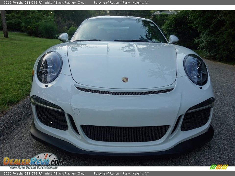 2016 Porsche 911 GT3 RS White / Black/Platinum Grey Photo #2