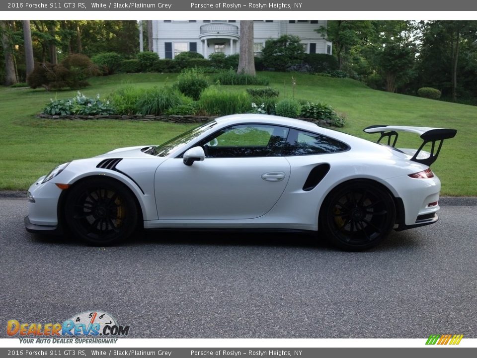 2016 Porsche 911 GT3 RS White / Black/Platinum Grey Photo #3