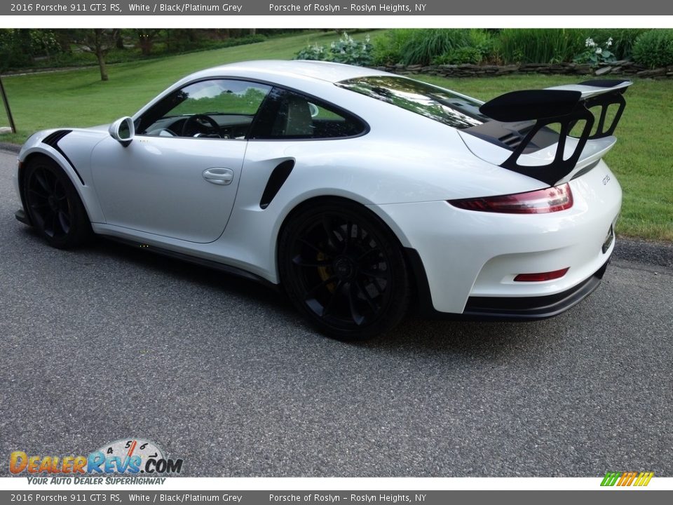 2016 Porsche 911 GT3 RS White / Black/Platinum Grey Photo #4
