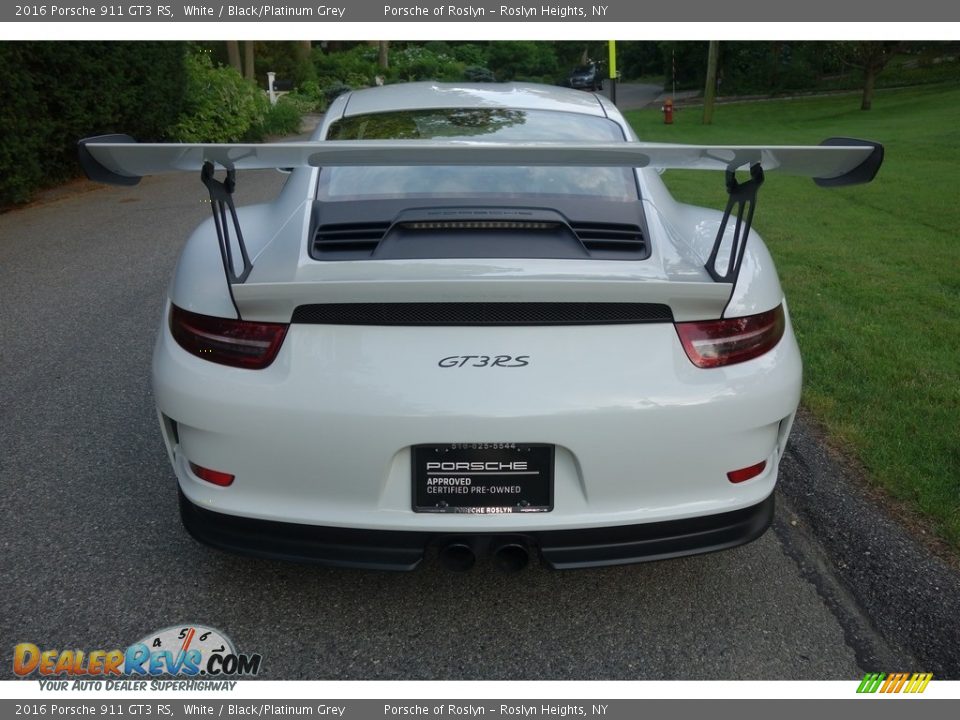 2016 Porsche 911 GT3 RS White / Black/Platinum Grey Photo #5