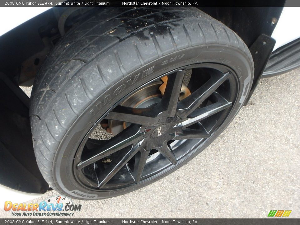 2008 GMC Yukon SLE 4x4 Summit White / Light Titanium Photo #7