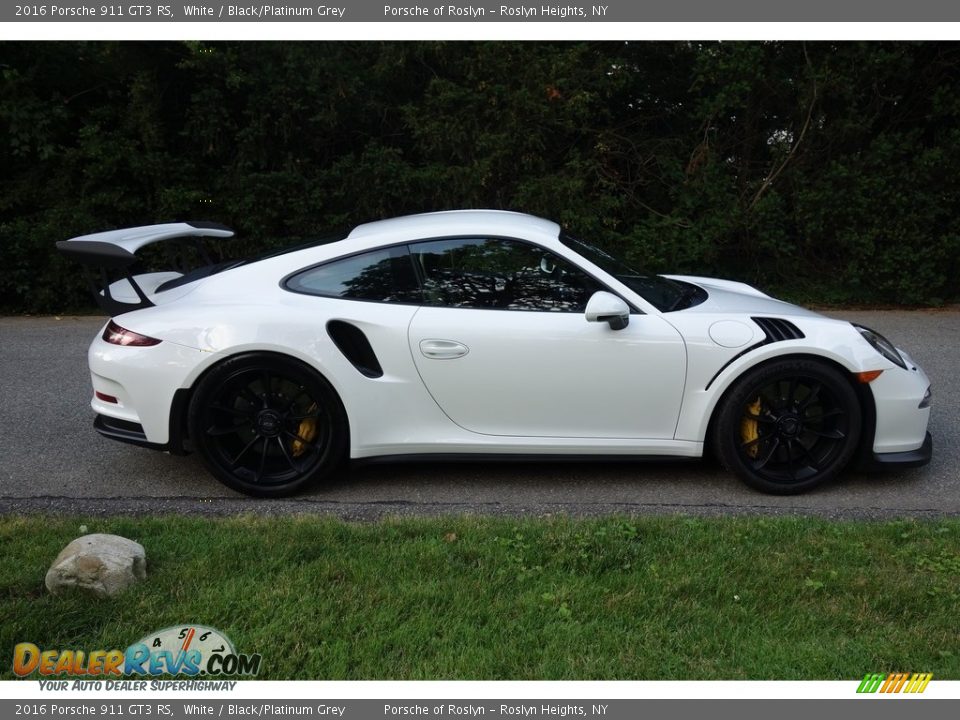 2016 Porsche 911 GT3 RS White / Black/Platinum Grey Photo #7