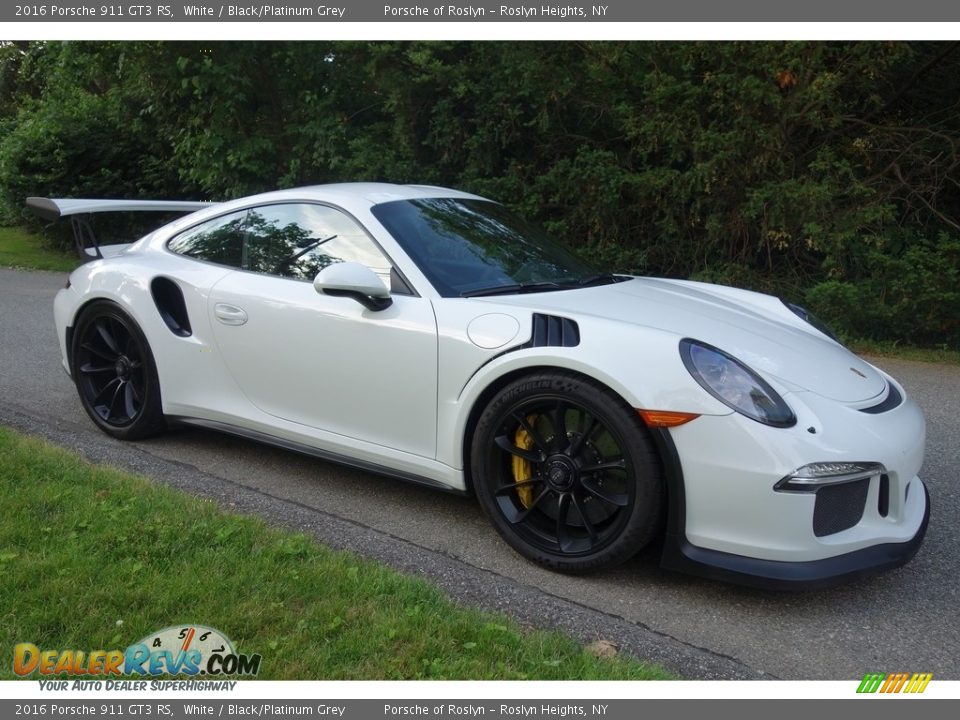 2016 Porsche 911 GT3 RS White / Black/Platinum Grey Photo #8