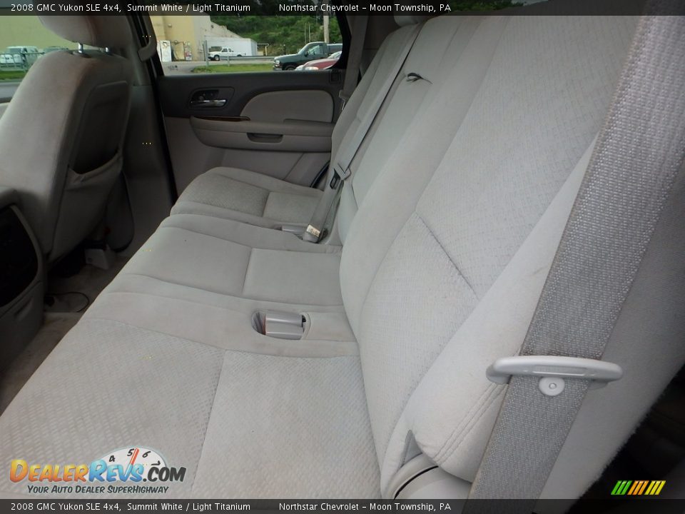 2008 GMC Yukon SLE 4x4 Summit White / Light Titanium Photo #9