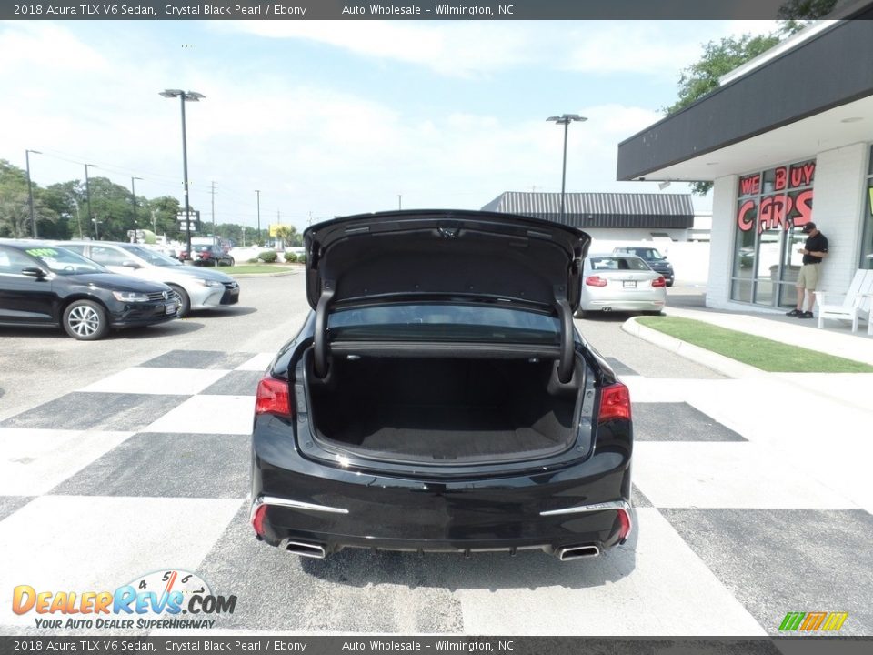 2018 Acura TLX V6 Sedan Crystal Black Pearl / Ebony Photo #5