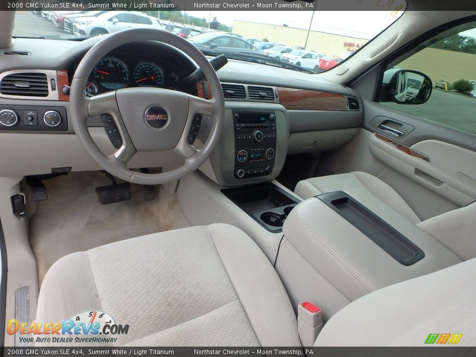 2008 GMC Yukon SLE 4x4 Summit White / Light Titanium Photo #10