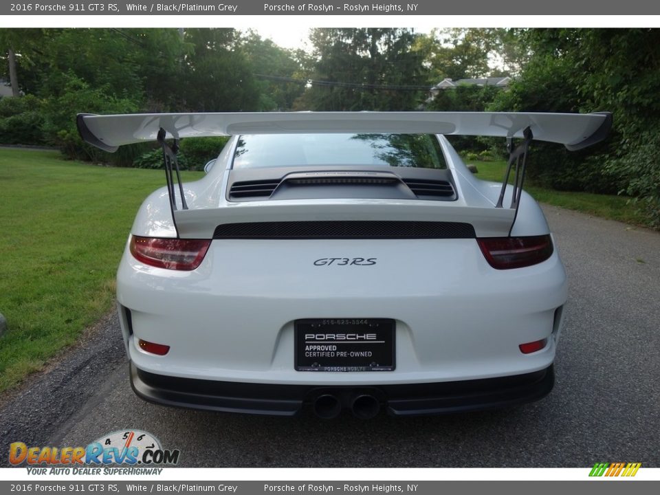 2016 Porsche 911 GT3 RS White / Black/Platinum Grey Photo #10